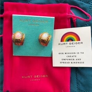 Kurt Geiger Gold Stud Earrings